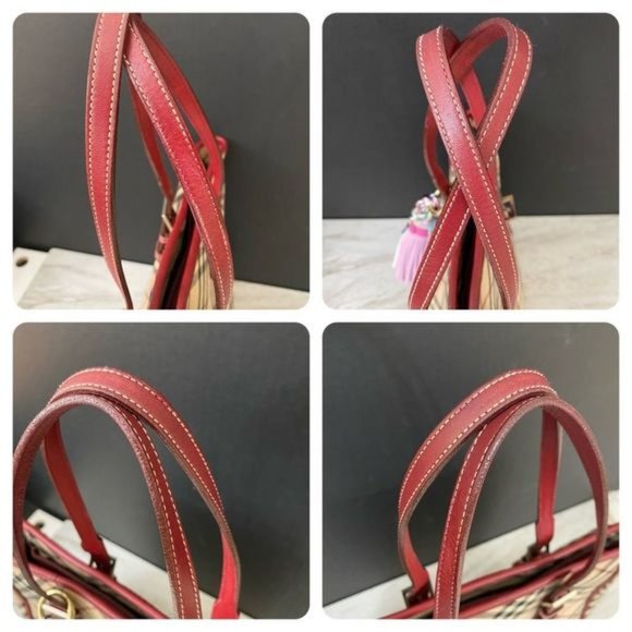 BURBERRY Nova Check Blue Label Handbag 👜 - Picture 9 of 15